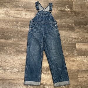 Abercrombie & Fitch Blue Denim Overalls